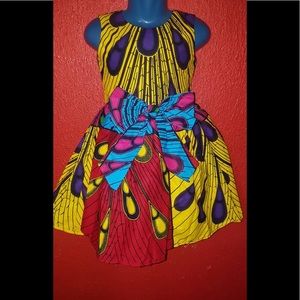 Ankara print kids dresses